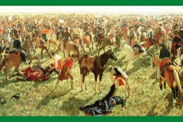 Óleo Batalla de Sarandí | Autor: Juan Manuel Blanes
